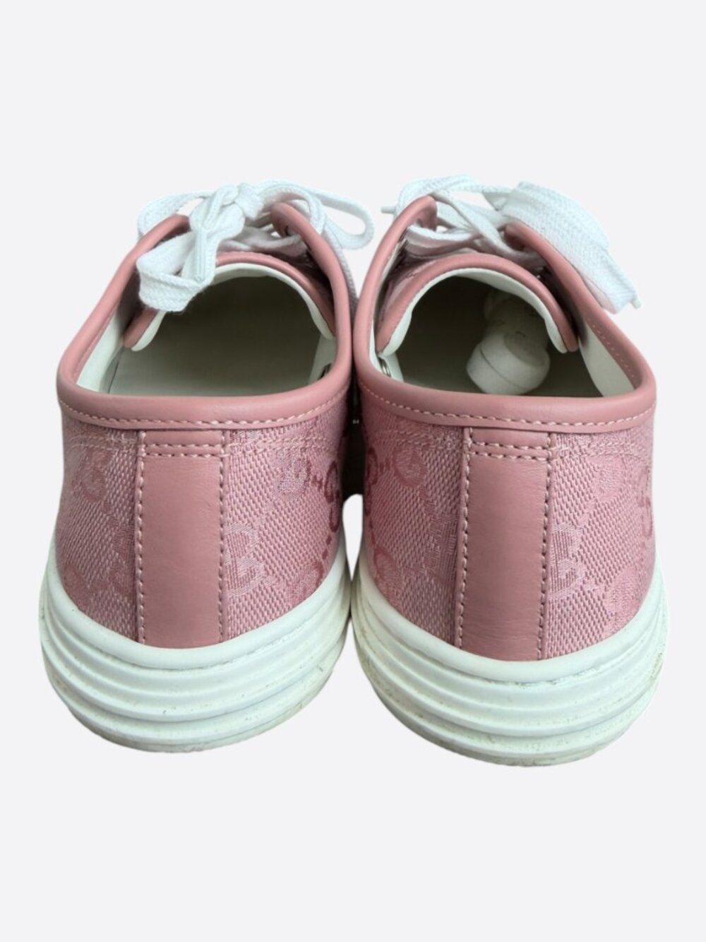 Gucci Pink GG Monogram Women's Sneaker - Picture 4 of 7